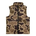 thumbnail image 5 of Binienty Duck Hunting Camo Vest Waistcoat for Girls Polar Fleece Vest With Front Pockets Stand Collar Soft Fuzzy Fluffy Fleece Jacket Toddler Trendy Winter Clothes, 5 of 7