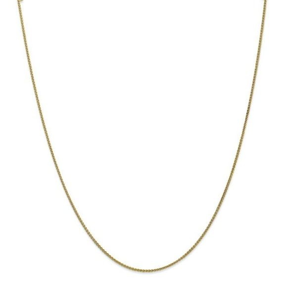 10k Yellow Gold 1.2mm Wheat Chain Necklace - 2.5 Grams - 16 Inch