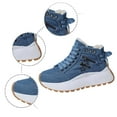 thumbnail image 6 of Women's Boots High Top Lined Thick Sole Height Enhancing Athletic Shoes for Casual Daily Wear, 6 of 9
