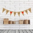 thumbnail image 4 of sweethay Decoración del día de San Valentín Delicado colgante romántico Banners Adornos Estilo simple Banners Adornos Bandera del festival Kits de decoración para fiestas Tipo 1, 4 of 6