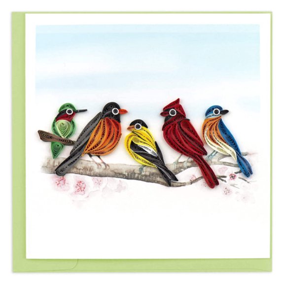 Quilling Card Quilled Songbirds Card