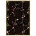thumbnail image 2 of Joy Carpets 1510D-05 Snookered Chocolate 7 ft.8 in. x 10 ft.9 in.  WearOn Nylon Machine Tufted- Cut Pile Gaming and Entertainment Rug, 2 of 3