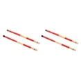 thumbnail image 2 of ZLight Accessoires de Batterie Marteau Débutant Instrument de Percussion en Bambou Maillet Composant de Remplacement Rouge 2Ensemble, 2 of 6