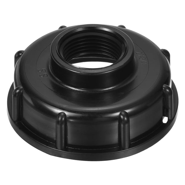 Uxcell 60mm Coarse Thread 3/4" Female Outlet IBC Tote Adapter Drain Tank Connector