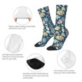 thumbnail image 4 of Balery Underwater Creature Calcetas Largas con Estampado para Hombre y Mujer – Suaves y Transpirables, Talla Única (US 5-11), 4 of 6