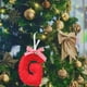 thumbnail image 5 of 26 Letters Christmas Tree Decoration Pendant, Christmas Tree Ornaments Personalized DIY, Xmas Tree Hanging Decor, Customizable Name Ornament, Festive Home Decor, Unique Gift Idea, Metal Frame, for, 5 of 9