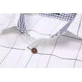 thumbnail image 5 of COOFANDY Mens Plaid Dress Shirt Long Sleeve Business Casual Regular Fit Button Down Shirts, 5 of 7