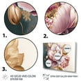 thumbnail image 3 of Designart Pink And Gold Orchid Flower I Canvas Wall Art, 3 of 5