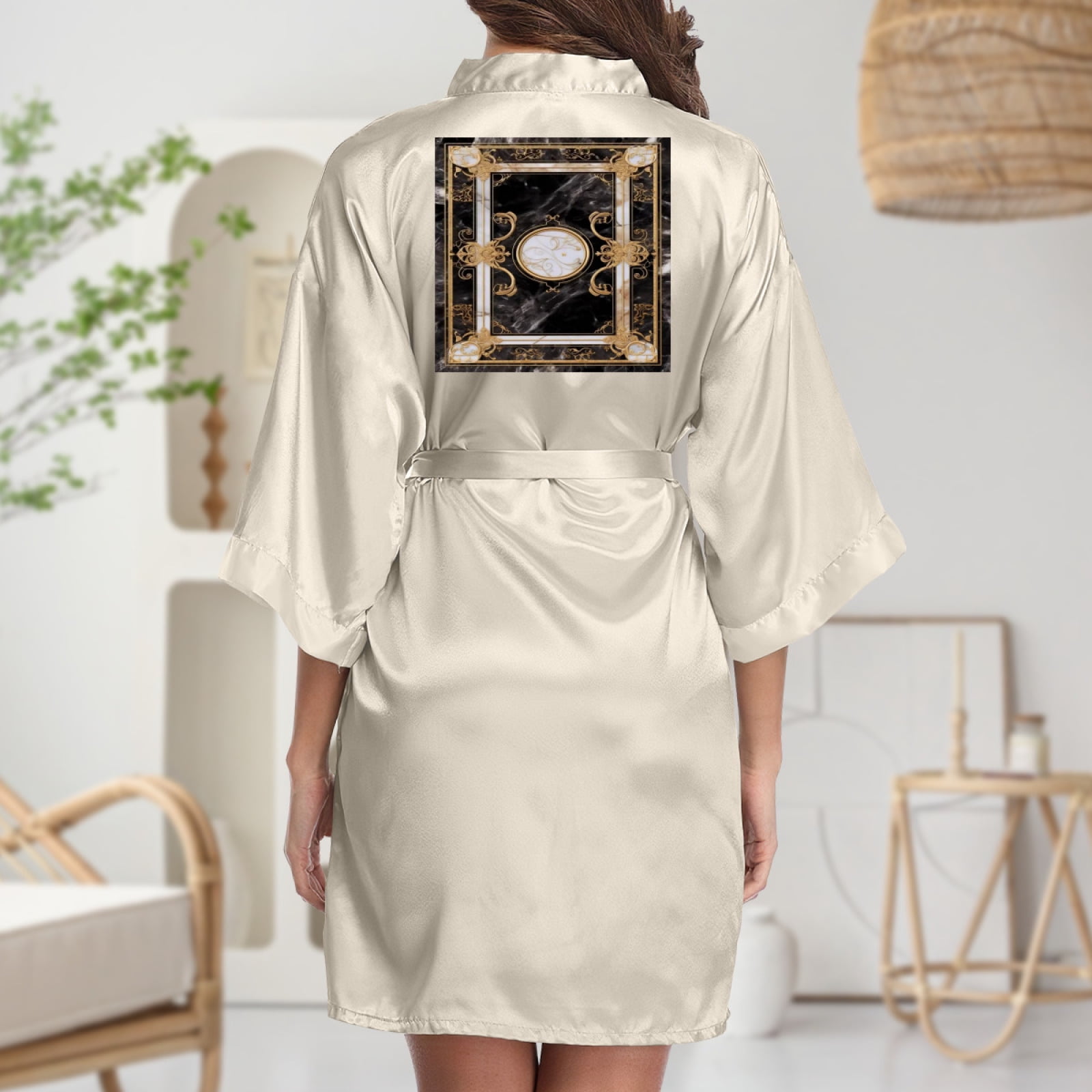 Luxury Marble Print Valentines Lingerie for Women Sleepwear Dresses Bridesmaid Wedding Party Bathrobe Nightgown Bridal Shower Gift