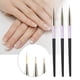 thumbnail image 5 of Bolígrafo para uñas NikouMX 3 piezas Nail Art Dotting Pen, 5 of 8
