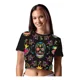 thumbnail image 1 of Playera/ Blusa Mujer Terror Halloween Calavera Full Print, 1 of 3