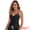 Black, variant on DARING DIVA Women's Halter Neck Padded Adjustable Spaghetti Straps Tank Top S Black