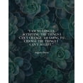 thumbnail image 2 of ArtsyQuotes 26x32 White Modern Wood Framed Museum Art Print Titled - Angela Davis Quote: Change, 2 of 4