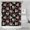 Pioneer Flower Floral Print Pattern-3, variant on Strawberry and Dot Pink Pattern Modern Waterproof Shower Curtain Set with 12 Hooks, Washable Decorative Bathroom Shower Curtain