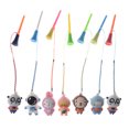 thumbnail image 1 of 5Pcs Golf Rubber Tee With PVC Cartoon Pattern Golf Ball Holder With Handmade Rope Prevent Loss Golf Accessories Golf Gift 5Pcs Random Patterns, 1 of 5