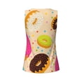 thumbnail image 6 of Goofa Donuts Printed Womens Workout Tops for Women Sleeveless Yoga Shirts Athletic Running Tank Tops Sleeveless Gym Clothes Workout Apparel-Medium, 6 of 9