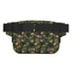 thumbnail image 3 of Fotbe Camouflage Skulls Cangurera Cuadrada con Estampado de Doble Capa, Bolsa de Cintura Ajustable Mini para Hombres y Mujeres, 3 of 9