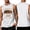 White, variant on 4th Of July Mens Tops Summer Muscle Tank Tops Sleeveless Graphic Shirts Patriotic Flag Shirts