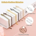 thumbnail image 3 of Uxcell 8.5 Inch Necklace Extenders, 20 Pcs Lobster Clasp Bracelet Extender, Silver Tone, 3 of 5