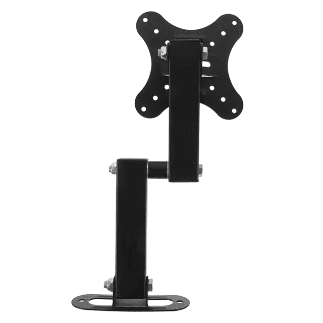Support Mural Universel Réglable Support Rotatif Universel pour Moniteur LCD LED de 14 à 27 Pouces Écran Plat