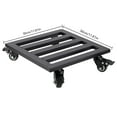 thumbnail image 5 of kjfeif Liquidation Chariot pour Plantes Robuste avec Roues 1 Paquet Support Roulant en Métal pour Plantes Intérieur Extérieur 13,58 Pieds' Carré pour Plantes avec Roulettes Verrouillables Supporte 400 Lb Jardinière Noir, 5 of 5