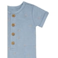 thumbnail image 3 of Modern Moments by Gerber Baby Boy Short Sleeve Slouch Romper, Sizes 0/3 Months - 24 Months, 3 of 7