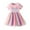 Red, variant on Hiijoy Little Girls Short Sleeve Tutu Dress Butterfly Ombre Summer Dress, Sizes 3-8