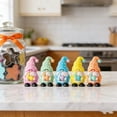 thumbnail image 6 of Beforeyayn Easter Gnome Figurine Set Collection Piece, Miniature Gnome and Rabbit Decorative Statues Bundle, Party Stuffers and Gift for Shelf, Mantel and Tabletop Display, 6 of 7
