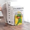 thumbnail image 6 of Pofeuu T-Rex Playing Football Print Large Bookend Hold Heavy Books- Wood Bookends for Heavy Books Heavy Duty Book Ends Wood Bookends for Office Desk Non-Skid, 6 of 7