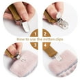 thumbnail image 4 of Buyless Fashion Mitten Clips Elastic Glove Clip Toddler Scarf Clip Heavy Duty Coat Clips for Kids And Adults - 8 Pack, 4 of 7