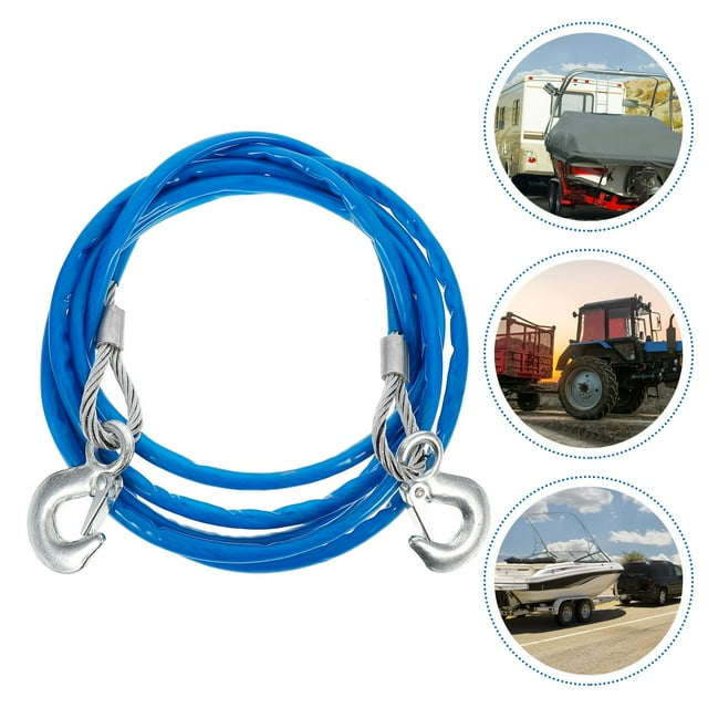 unbranded Cuerda De Remolque Para Automóvil Fuerte Y Duradera Ideal Para Rescates Y Remolques