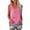 Pink, variant on V Neck Tank Tops for Women Dandelion Print Sleeveless Shirts Spread Kindness Graphic Tees Casual Loose Fit Tunic Tops