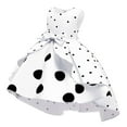 thumbnail image 2 of Liquidation d'Économies d'Hiver! PEZHADA Robe d'Hiver pour Fillette Tout-Petit, Style Explosion Vêtements pour Enfants Robe pour Filles à Pois Rétro Robe de Princesse pour Enfants Robe de Performance de Noël Blanche 6-7 Ans, 2 of 6