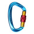 thumbnail image 4 of 25kn Oval Locking Carabiner Constructed For Rock Climbing Mountaineering Standard, 4 of 5