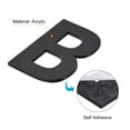 thumbnail image 3 of Unique Bargains 2.48 Inch 3D Self-Adhesive House Letter B for Hotel Mailbox Address, Matte Black, 3 of 5