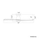 thumbnail image 5 of Ventilador De Techo Modern Forms Skylark Blanco Ventilador Inteligente con Luz LED y Control Remoto, 5 of 8