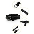 thumbnail image 2 of INSPIRE CHIC Women's Adjustable Thin Braided Rope Faux Leather Belts Black 24-35.8" waist, 2 of 5