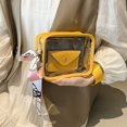 thumbnail image 4 of CAIXIA Crossbody Sling Bags For WomenWide Strap Small Square Transparent Crossbody Bag, Portable Daily Mobile Phone Shoulder Purse, 4 of 6