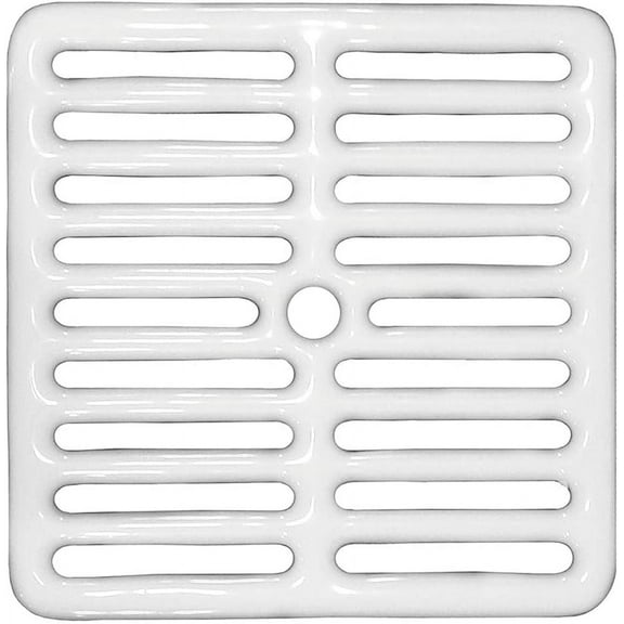 AmGood Floor Sink Top Grate | Cast Iron with Ceramic Surface | Available in (Full Size)