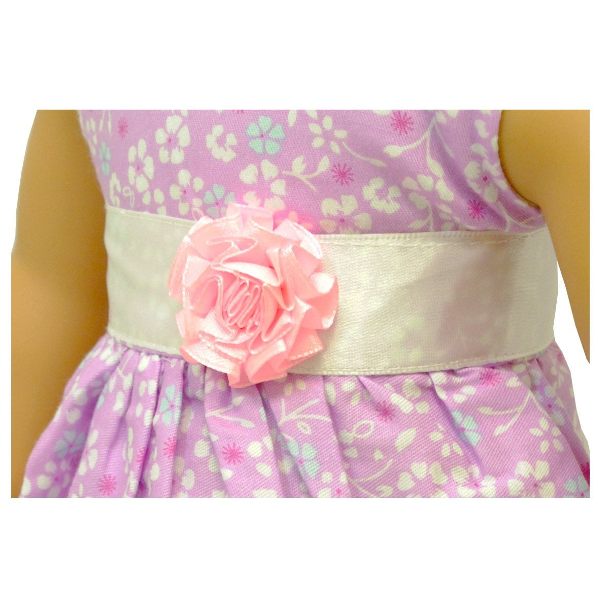 Doll Clothes - Flowers Dress Outfit Fits American Girl & Other 18 inch Inch Es Dolls