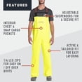 thumbnail image 2 of Grundens Men's Overalls Neptune Bib, Green, Size Large, 2 of 6