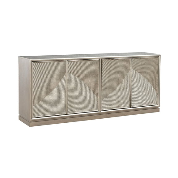 Liberty Furniture Dahlia Accent Console - Champagne Silver