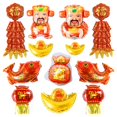 thumbnail image 1 of 12Pcs 2021 Chinese New Year Balloons Set Festival Party Balloons Random Style, 1 of 6