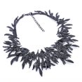 thumbnail image 2 of Minnieouse Collar Magniloquent Amulet Aleación clásica Sólido a prueba de herrumbre Cuello delicado Banquete de boda Distintivo Eminente Mujer Ropa, zapatos y accesorios Miscelánea Negro Minnieouse AP014447-01, 2 of 6