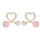 thumbnail image 1 of 1 Par Aretes De Pernos De Prisionero De Aleación Joyas Para Mujer Chica Oro, 1 of 9