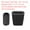 Black, variant on REGALWOVEN Kitchen Sink Rack Feet, Rubber Square Sink Protector Feet for Rack Grid Parts Black 19 x 18 mm