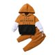 thumbnail image 1 of Gibobby Conjunto con capucha para niño Conjunto de 2 piezas con capucha y estampado de manga larga para niños pequeños, Tops y pantalones con capucha(Dolado,6-12 Meses), 1 of 5