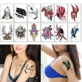 thumbnail image 1 of 12PCS Arm Tattoo Sticker Fashion Temporary Fake Flower Tattoo Body Art Tattoo, 1 of 8