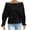 Black plus size fall tops for women a1, variant on Women Plus Size Fall Winter Long Sleeve Off Shoulder Pullover Tops Solid Casual Loose Fit Sweatshirts Basic Crew Neck Tunic Blouses Cozy Fashion Shirts Clothes, Orange 3XL