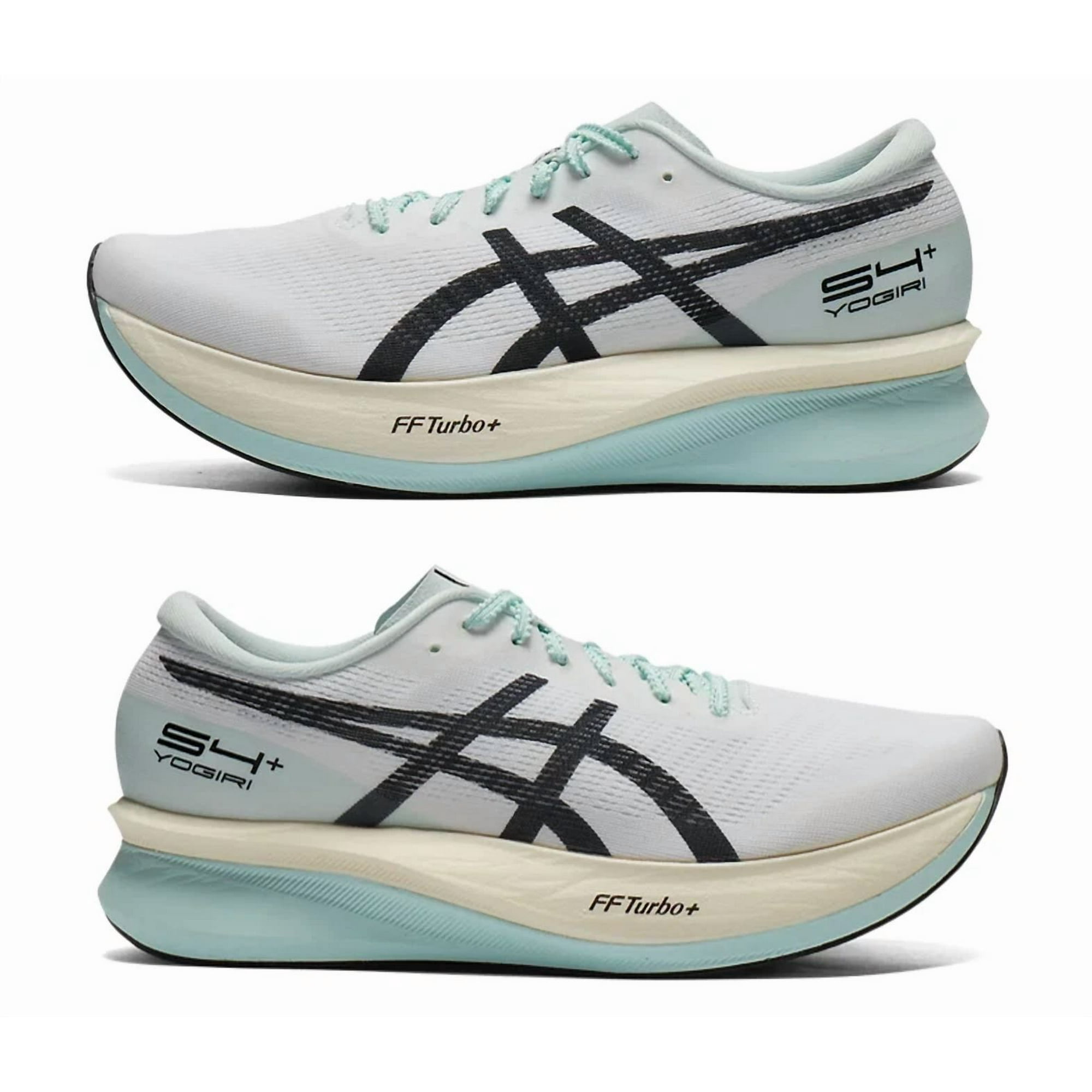 ASICS S4+ YOGIRI 1013A158 100 Unisex Running Shoes White Black